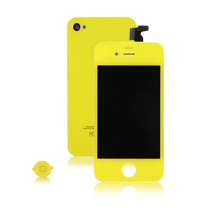 iPhone 4S Conversion Kit (LCD Assembly + Back Housing + Home Button) - Yellow