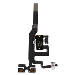 iPhone 4S Audio Earphone Jack Flex Cable Replacement White Original