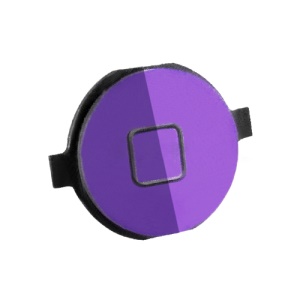 iPhone 4S Home Button Key Replacement Electroplating - Purple