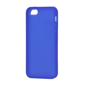Soft Silicone Case Cover for iPhone 5 (6th Generation) - Dark Blue