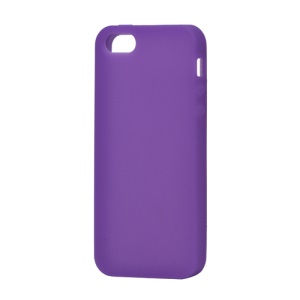 Soft Silicone Case Cover for iPhone 5 (6th Generation) - Purple