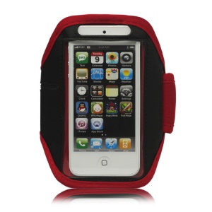 Sport Armband Jogging Workout Case Cover Protector for iPhone 5 - Red