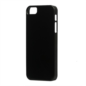 Glossy Slim Hard Plastic Case for iPhone 5 - Black