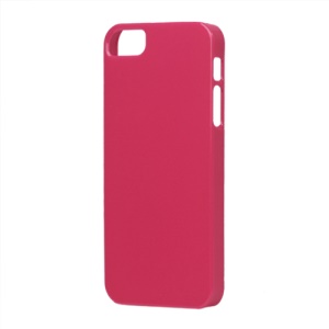 Glossy Slim Hard Plastic Case for iPhone 5 - Rose