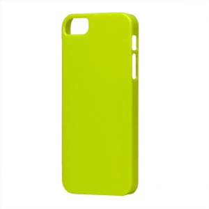 Glossy Slim Hard Plastic Case for iPhone 5 - Green