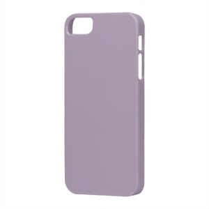 Glossy Slim Hard Plastic Case for iPhone 5 - Purple