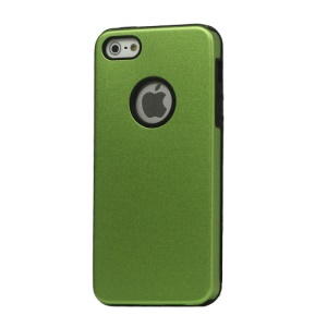 Slim Brushed Aluminium Case Cover for iPhone 5 - Green