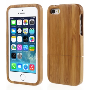 Natural Real Wood Bamboo Wooden Hard Cover Case for iPhone 5