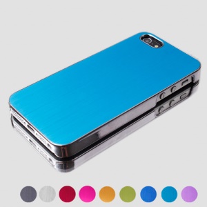 Luxury Electroplating Brushed Aluminium Case Cover for iPhone 5