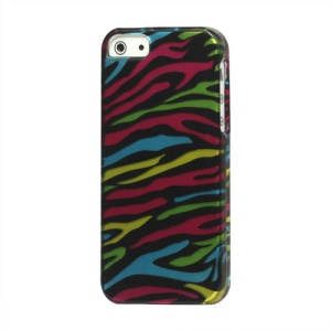 Colorful Zebra Snap-On Hard Case Cover for iPhone 5