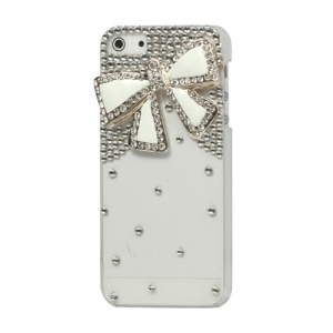 Sparkling Rhinestone 3D Bowknot Crystal Case Cover for iPhone 5