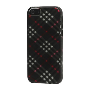 Stylish Lattice Glossy Hard Cover Case for iPhone 5