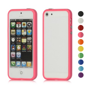 Stylish Plastic &amp; TPU Combo Bumper Case Cover for iPhone 5