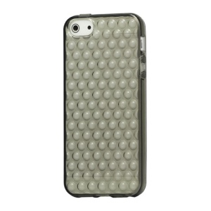 Water Drop TPU Gel Case Cover for iPhone 5 - Grey