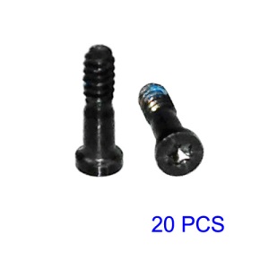 20PCS 5-Point Star Pentalobe Screws for iPhone 5 Bottom Dock Connector - Black (OEM)