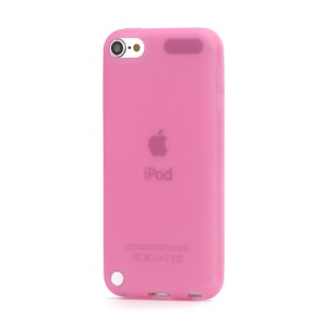 Flexible Silicone Case Cover for iPod Touch 5 - Pink