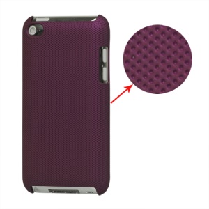 Dream Mesh Hard Plastic Case Cover for iPod Touch 4 4th 4G - Purple