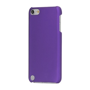 Rubberized Hard Plastic Case Cover for iPod Touch 5 - Purple