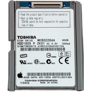 HDD Hard Drive for iPod Classic 80GB (TOSHIBA MK8022GAA)