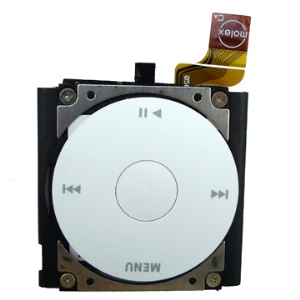 Plastic Click Wheel w/ Flex Cable for iPod Mini 1st Generation