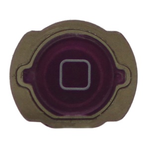 iPod Touch 4 4th Generation Home Button Replacement with Rubber Ring Pad - Purple