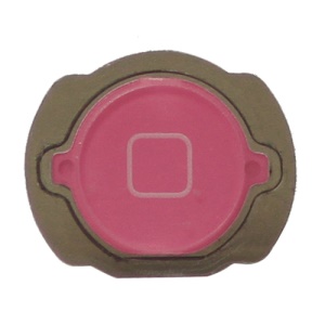 iPod Touch 4 4th Generation Home Button Replacement with Rubber Ring Pad - Pink