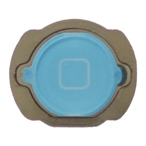 iPod Touch 4 4th Generation Home Button Replacement with Rubber Ring Pad - Baby Blue