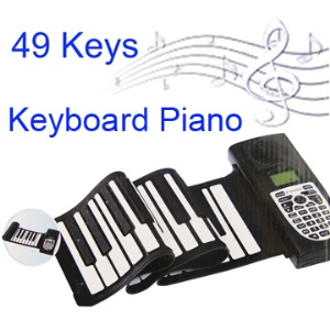 Portable Electronic 49 Keys Soft Keyboard Roll Up Piano