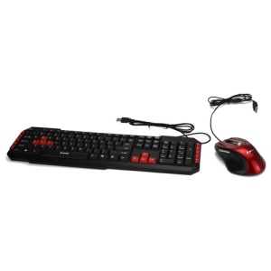 High Quality Slim Wired USB Keyboard and Mouse Combo Kit
