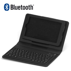 Wireless Bluetooth Keyboard Leather Cover Stand Case for the Google Nexus 7