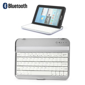Wireless Bluetooth Keyboard for 7-inch Samsung Galaxy Tab 2 7.0 P3110 P3100 / P6200 P6210 Galaxy Tab 7.0 Plus - White