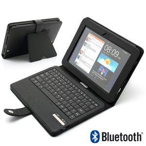Magnetic Removable Bluetooth Keyboard Leather Case w/ Stand for Amazon Kindle Fire HD 8.9 inch - Black