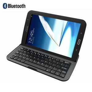 Fancy Wireless Bluetooth Keyboard Case for Samsung Galaxy Note 8.0 N5100 N5110 - Black