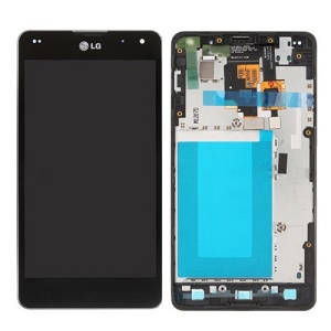 With Frame LG Optimus G E973 E975 Glass Touch Screen Digitizer LCD Assembly