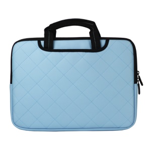 Soft Grid Zipper Case Bag Sleeve for MacBook 13 inch Accessories - Baby Blue