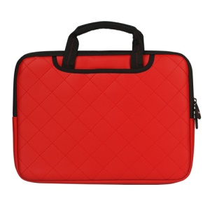Soft Grid Zipper Bag Case for MacBook Air / Pro 13.3-inch Accessories - Red