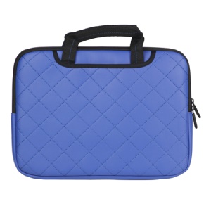 Soft Grid Zipper Carrying Bag Case for MacBook Air / Pro 13.3-inch - Dark Blue