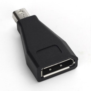 Male Mini Displayport to Displayport Female Adapter for MacBook Pro Air