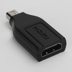 Mini DisplayPort Display Port DP to HDMI Adapter for MacBook Pro Air - Black