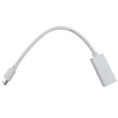 Mini DisplayPort to HDMI Female Adapter Cable for Apple Macbook, Macbook Pro, iMac, Macbook Air, Mac Mini Laptop