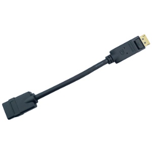 PC DisplayPort Male to HDTV HDMI Female Adapter Cable,Length: 21cm