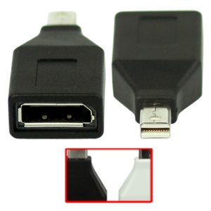 Mini DisplayPort DP to DisplayPort DP Adapter Converter