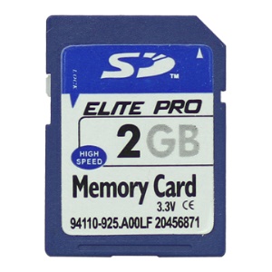 New 2GB Secure Digital (SD) Flash Memory Card