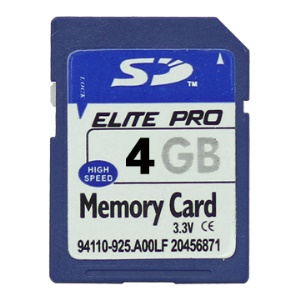 New 4GB Secure Digital High-Capacity (SDHC) Flash Memory Card
