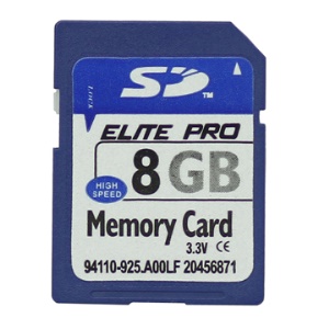 New 8GB Secure Digital High-Capacity (SDHC) Flash Memory Card