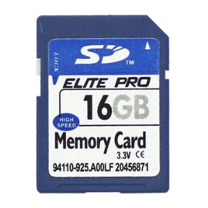 New 16GB Secure Digital High-Capacity (SDHC) Flash Memory Card