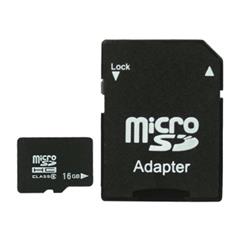 New 16GB MicroSDHC TF TransFlash Memory Card with SD Adapter