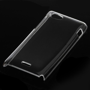 Clear Crystal Hard Case Cover for Sony Xperia J ST26i ST26a