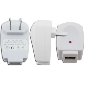 USB Power Adapter for iPod iPhone Cell Mobile Phone MP3 - US Plug