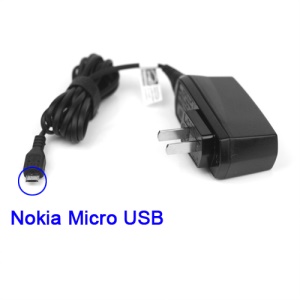 Nokia Micro USB Wall Travel Charger for N900 N8 E72 N97 E7 C5-03 7230 - US Plug